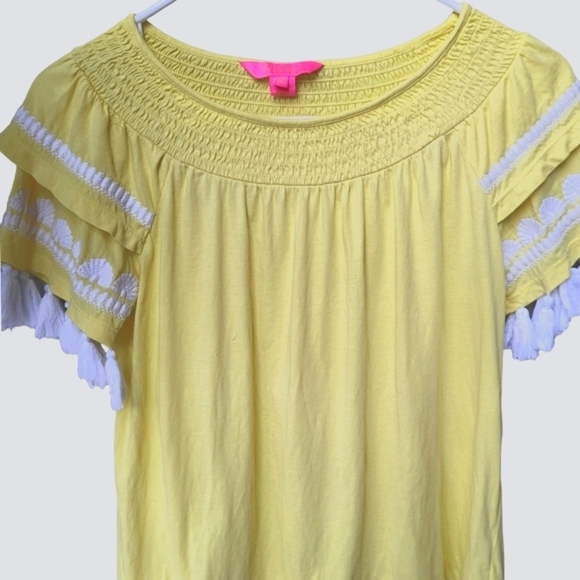 Lilly Pulitzer Nailah Embroidered Top Size XXS - Picture 4 of 16